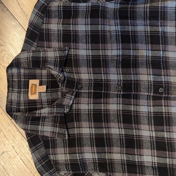 Foundry Plaid flannel shirts, 100% cotton, lot of two, men's LT - Picture 5 of 13